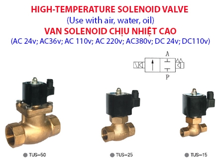 Van solenoid TUS (chịu nhiệt cao)
