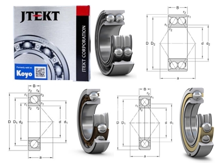 Vòng bi đỡ chặn 1 dãy, 2 dãy và tiếp xúc 4 điểm